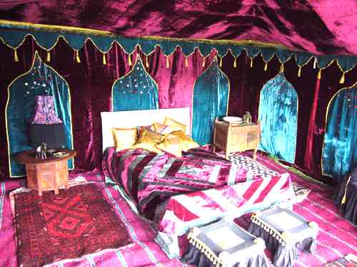 Gypsy Swing tent interior