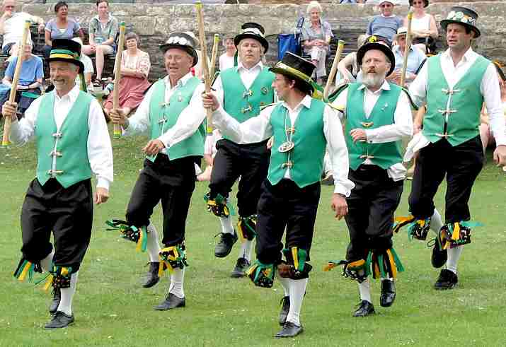 Morris Dancers Wells Cathedral