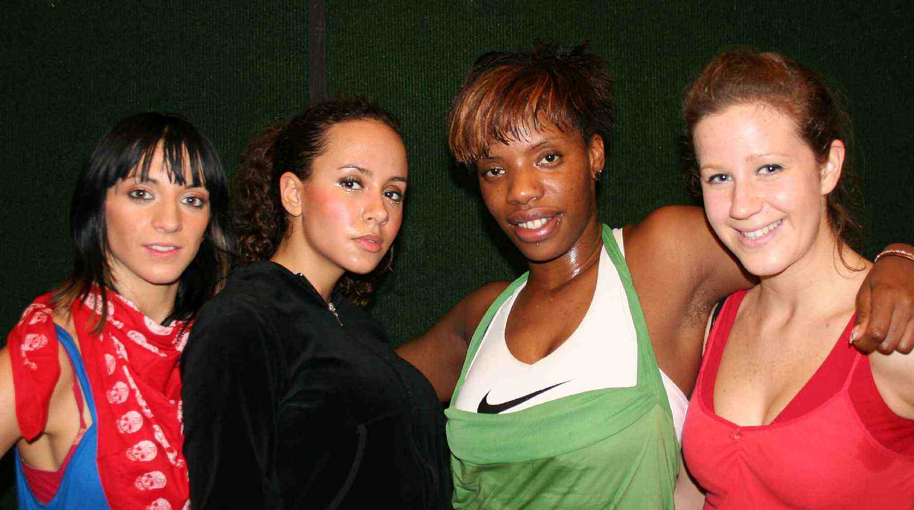 Kismet Girls dancing troupe, Husky dance studios London January 2008