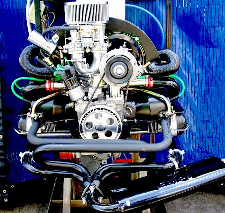 VW custom engine with alternator and Webber carbs
