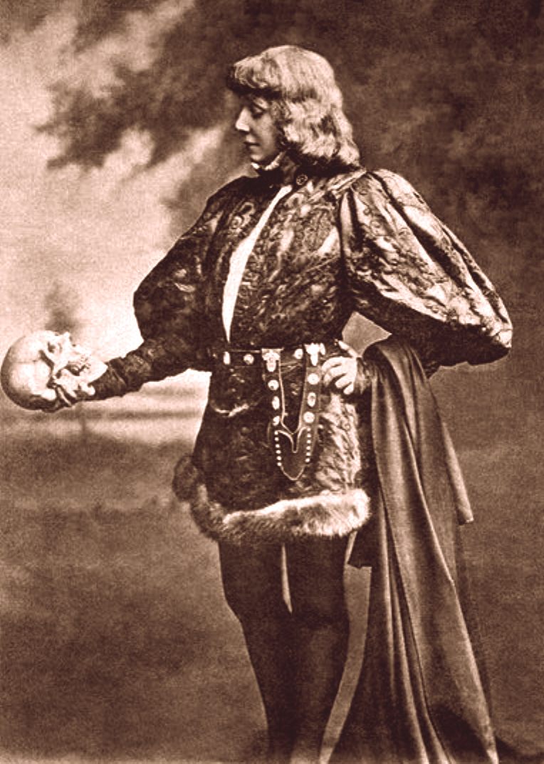 Sarah Bernhardt as Hamlet, a Smooth Faced Gentleman