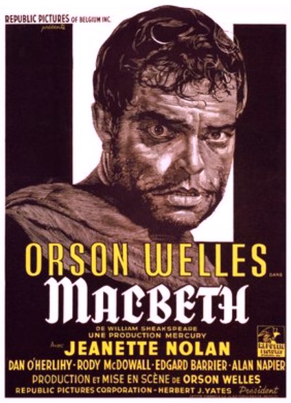 Oson Welles as Macbeth