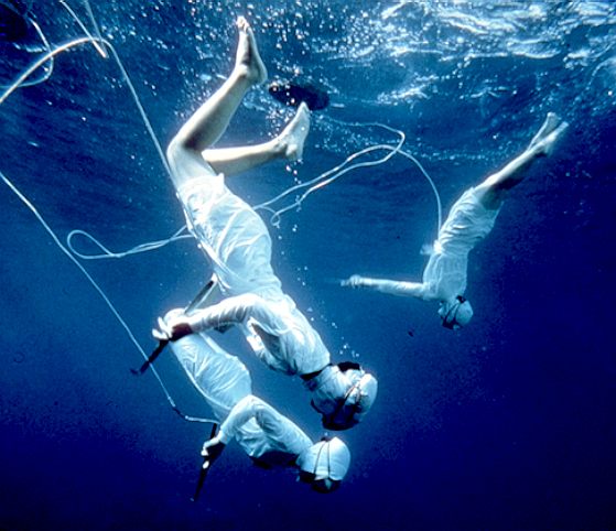 Ama, the famous Japanese pearl diving women