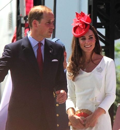 HRH Prince William and the Duchess of Cambridge